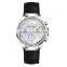 Top Sell 3 Hands White Dial Leather Band Watches For Women