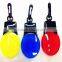 EN13356 customized reflective gifts for promotion ,hard reflector round keychian