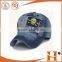 2016 New Fashion unisex Custom Embroidery washed cotton worn look outdoor sports baseball cap