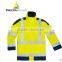 PU-coated Polyester High Visibility Parka Working Clothes