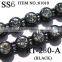 SS6 Plastic crystal dress trimmings, Rhinestone banding