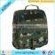 Army green canvas backpack with high quality
