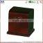 Solid mahogany wooden cremation urn , wooden pet urns for ashe