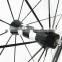 Road carbon tubular wheels 20mm deep bicycle wheel with DT350S +Sapim cx ray spoke