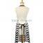 trendy chevron ombre chef apron pattern with adjustable neck and waist ties