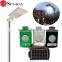 8W Poly crystalline solar panel 5W LED solar flood light with battery remote control timer