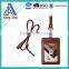 Leather ID Badge Holder with Lanyard