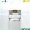 50ml cosmetic glass bottle,cream glass jar with plastic cap