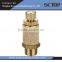 High quality brass silencer pneumatic muffle V type muffler V-8 brass fitting in China