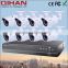 8 channels AHD DVR security surveillance CCTV camera systems