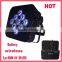WLP-02 HOT 9x 10w pcs 5 in 1 RGBWA 8w led flat par light color wall wash lighting wedding