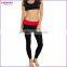 TopTie Women Contrast V-waist Stretch Capri Leggings Tights Colorful Sport Yoga Pants