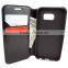 PU leather case for samsung galaxy s6 edge,fold leather case for samsung,card holder csae for samsung galaxy