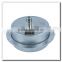 High quality all stainless steel back connection 250 MPa pressure gauge with flange