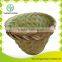 Eco-friendly green hign quality bamboo flower basket for wholesale