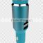 Car Charger Dual USB Car Charger 2.1A Rapid Charger, with higher hardness alloy as safety hammer