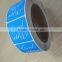 coated paper square shape sticker label rol printing