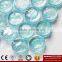 IMARK Penny Round shape Green Iridescent Glass Mosaic Swimming Pool Tile