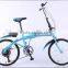 16-inch folding bike high-carbon steel bike woman V brake student bike