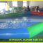 Pvc plastic blue color above ground portable inflatable swimming pools