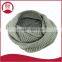 Solid in color neck warmer constructed from stretchable material