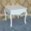 2016 Popular white home furniture small size white wooden coffee table