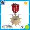 Old antique custom medal with ribbons