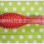 Double head Pet dog brush with plastic handle