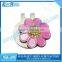 Flower shape crystal ball marker golf hat clip