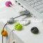 Lightweight hole multi-color silicone cable winder