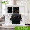 China manufacture PC material 13A 250V electrical single gang 3 pin light wall switch socket