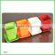 Colorful Rectangle Melamine Flower Pots for Office Desk