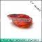 Beautiful heart shape orange color synthetic cubic zirconia