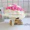 Handmade Lovely Pink White Rose Bride Bouquet