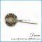 New product eleganet and charms lady antiqued broned custom brooch flower pins dubai wholesale