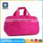 Hot sales ladies fashion simple style long trip pink red price of travel bag