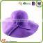 Ladies Fashion Pure Colour Cap Design Wool Felt Sombrero Hats With Silk Ribbon