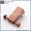 Promotional Novel Design Zinc Alloy Rose Gold Finishing Bathroom Accessories Wall Mounted Robe Hook
