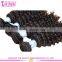 Unprocessed soft touch 12 inches virgin chinese human hair weave 6a natural color chinese kinky curly hair