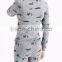 Multicolor Print Pajama Suit With Long Sleeve For Women