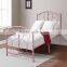 Top Quality With Decorative Pattern Metal Tube Iron Bed Furniture