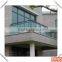 Cheap Glass floor Mounted Balcony Railing Design made in China