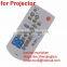 ZF White Mini 27 Keys MXCZ projector remote control for Panasonicc