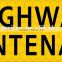 highway traffic sign, highway sign pole, led traffic warning sign