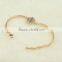 2015 Hotting sale good lucky four leaf clover bracelet jewelry , women clover bracelet as gift