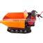 2015 wholesale 9hp 500kgs load power barrow,tracked power barrow,power wheel barrow