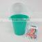 2015 hot sell competitive price plastic summer beach bucket Y6863382,with EN71/6P/ASTM/HR4040
