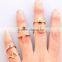Fashion new 2016 rings jewelry cute gold plated alloy Knuckle ring
