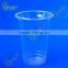 10oz disposal transparent/white PET plastic cups dome lid