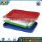 rectangular plastic food tray with high quality